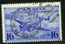 Canada 1942 16 Cent Air Mail Special Delivry Issue #CE1  SON Cancel - Entrega Especial/Entrega Inmediata