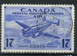 Canada 1943 17 Cent Air Mail Special Delivry Issue #CE2  SON Cancel - Entrega Especial/Entrega Inmediata
