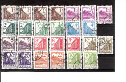 Lot De 26 Timbres Obliteres De La Série 1639/1648A Doublons Mais Incomplete Aucun Ex. Du Dernier De La Série - Used Stamps