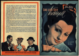 Illustrierte Film-Bühne  -  "Das Lied Der Nachtigall"  -  Mit Elfie Mayerhofer -  Filmprogramm Nr. 187 Von Ca. 1946 - Zeitschriften