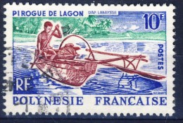 +K697. French Polynesia 1966. Boat. Michel 56. Cancelled - Oblitérés