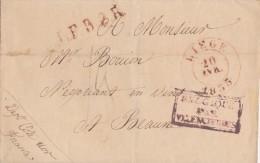 BELGIQUE  LETTRE SANS  CORRESPONDANCE  1835 - 1830-1849 (Onafhankelijk België)