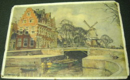 Netherlands Brug En Molen De Zijl Te Dokkum - Unused - Dokkum