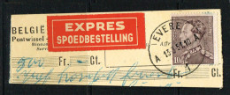 10 Fr Poortman : Fragment De Mandat Service Intérieur Expres D´Evere - Other & Unclassified