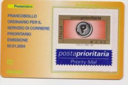 2004 - ITALIA - TESSERA FILATELICA  "POSTA PRIORITARIA  0,60 €" - Filatelistische Kaarten