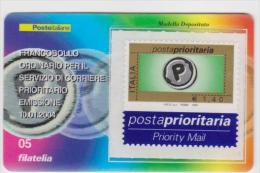 2004 - ITALIA - TESSERA FILATELICA   "POSTA PRIORITARIA 1,40 €" - Filatelistische Kaarten