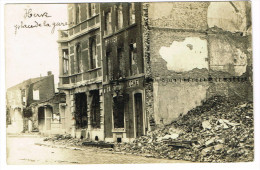 14-18 Herve : Bombardement Place De La Gare - Herve