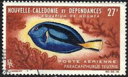 NEW CALEDONIA 27 FRANCS AQUARIUM FISH MARINE LIFE SET OF 1 UHD 1964 SG386 READ DESCRIPTION !! - Used Stamps