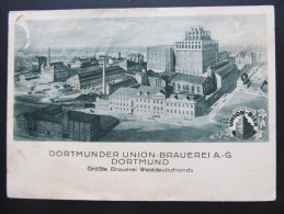 AK DORTMUND Union Brauerei Bier 1929  /// D*14831 - Dortmund