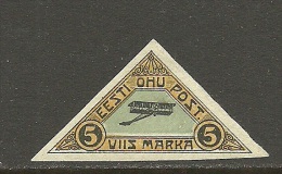 Estland Estonia Estonie 1920 Air Mail Flugpost Michel 14 * - Estonie