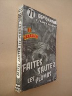 Espionnage-Editions Du Grand Damier - Série Le Canadien N.71 - P. Franck-Fournel - Faites Sauter Les Plombs - Other & Unclassified