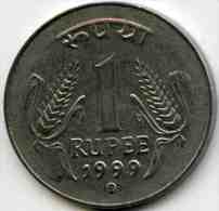 Inde India 1 Rupee 1999 MK KM 92.2 - Inde