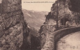 Cp , 26 , ROUTE Des GRANDS-GOULETS - Les Grands Goulets