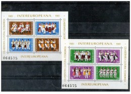 Romania - 1981 - Usato/used - Costumi - Mi Block 178/179 - Gebraucht