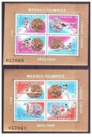 Romania - 1988 - Usato/used - Medaglie Olimpiche - Mi Block 250/251 - Gebraucht