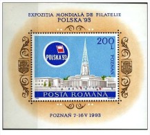 Romania - 1993 - Nuovo/new - Manifestazione Filatelica POLSKA - Mi Block 281 - Ungebraucht