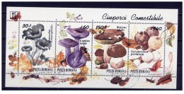 Romania - 1994 - Nuovo/new - Funghi - Mi Block 292 - Unused Stamps