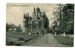 CPA   51  :  MONTMORT   La Pelouse  Du Château Animée    A  VOIR  !!!!!!! - Montmort Lucy