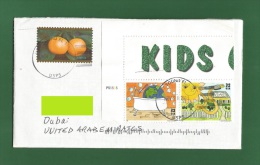 USA AMERICA 2013 - POSTAL USED COVER TO DUBAI UAE / EMIRATES ARABES - CHINESE LUNAR NEW YEAR CHILDREN PAINTING - As Scan - Autres & Non Classés