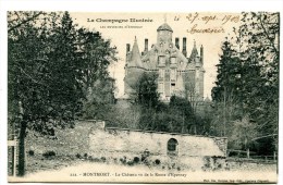 CPA   51  :  MONTMORT   Le  Château A  VOIR  !!!!!!! - Montmort Lucy