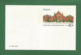 USA AMERICA 1978 - THE MUSIC HALL CINCINNATI OHIO HISTORIC PRESERVATION - POST CARD - As Scan - Cincinnati