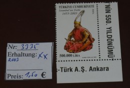 Türkiye Michel Nr: 3335    ** MNH Postfrisch  #4140 - Unused Stamps
