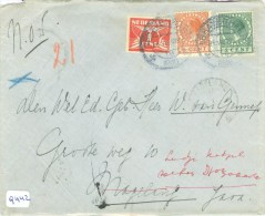 BRIEFOMSLAG Uit 1930 Uit DEN HAAG Naar NEDERLANDS-INDIE *  BALIK PAPAN BORNEO * ACHTERZIJDE STEMPEL : ALGEMEEN B  (9442) - Cartas & Documentos