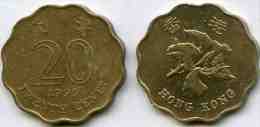 Hong Kong 20 Cents 1995 KM 67 - Hong Kong
