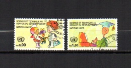 Naciones Unidas   Ginebra   1992  .-   Y&T  Nº   233/234 - Used Stamps