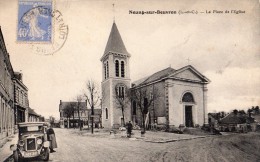 NEUNG-SUR-BEUVRON LA PLACE DE L'EGLISE - Neung Sur Beuvron