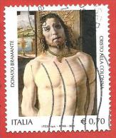 ITALIA REPUBBLICA USATO - 2014 - 500º Anniversario Della Morte Di Bramante - € 0,70 - S. 3466 - 2011-20: Used