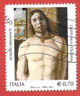 ITALIA REPUBBLICA USATO - 2014 - 500º Anniversario Della Morte Di Bramante - € 0,70 - S. 3466 - 2011-20: Used
