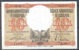 Albania 10 Lek 1940 UNC; P 11 - Albania