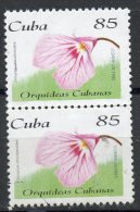 Cuba 1995 85c Orchids Issue #3687 MNH  Pair - Ongebruikt