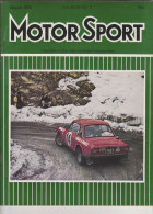 RA#45#26 RIVISTA MOTOR SPORT 1972/DAYTONA SIX-HOURS/DATSUN 240Z/RALLY MONTE CARLO/G.P.HARVEY NOBLE/ARGENTINE GRAND PRIX - Autosport - F1