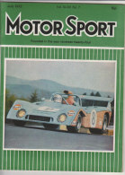 RA#45#29 RIVISTA MOTOR SPORT 1972/LE MANS/BELGIAN GRAND PRIX/56 Th TARGA FLORIO/INDIANAPOLIS/ACROP OLIS RALLY - Autosport - F1