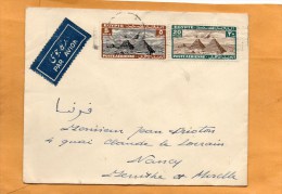 Egypt Old Cover Mailed To France - Briefe U. Dokumente