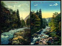 2 X Partie Im Schwarzatal / Blankenburg / Thür. Wald -  Ansichtskarten Ca.1910    (3989) - Oberweissbach