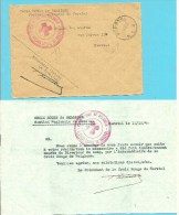 Brief Met Stempel HERSTAL Op 11/12/1940 + Stempel CROIX ROUGE DE BELGIQUE / SECTION LOCALE DE HERSTAL + Inhoud !!!!!! - WW II (Covers & Documents)