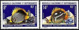 NEW CALEDONIA 8&14 FRANCS AQUARIUM FISH MARINE LIFE SET OF 2 MLH 1971 SG519-20 READ DESCRIPTION !! - Nuevos