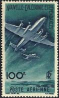 NEW CALEDONIA 100 FRANCS AIRPLANE GREEN SET OF 1 MINT 1963(?) SG326 READ DESCRIPTION !! - Unused Stamps