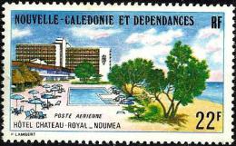 NEW CALEDONIA 22 FRANCS HOTEL CHATEAU-ROYAL NOUMEA PAINTING SET OF 1 MINT 1973(?) SG546 READ DESCRIPTION !! - Neufs