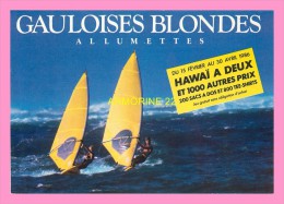 CPM       MAUREPAS     PUB GAULOISES BLONDES   HAWAI A DEUX - Maurepas