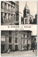 43 - SAINT-DIDIER-EN-VELAY - La Poste - L'Eglise - L'Auberge Du Velay Sur La Grand'Place - Saint Didier En Velay