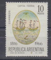 Argentina 1966 Michel Nr 911 MNH  Coats Of Arms Capital,ships - Nuevos