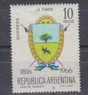 Argentina 1966 Michel Nr 920 MNH  Coats Of Arms La Pampa - Nuevos