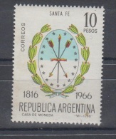 Argentina 1966 Michel Nr 929 MNH  Coats Of Arms Santa Fe,arrows - Nuevos