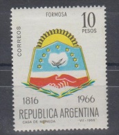 Argentina 1966 Michel Nr 918 MNH  Coats Of Arms Formosa - Neufs