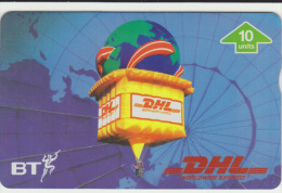 BT Private 363, DHL Worldwide Express Balloon, Mint Phonecard Catalogue £75.00 - BT Edición Privada