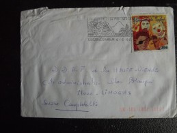 Mayotte Enveloppe De 1998 De Mamoudzou Carnaval Des Enfants - Covers & Documents